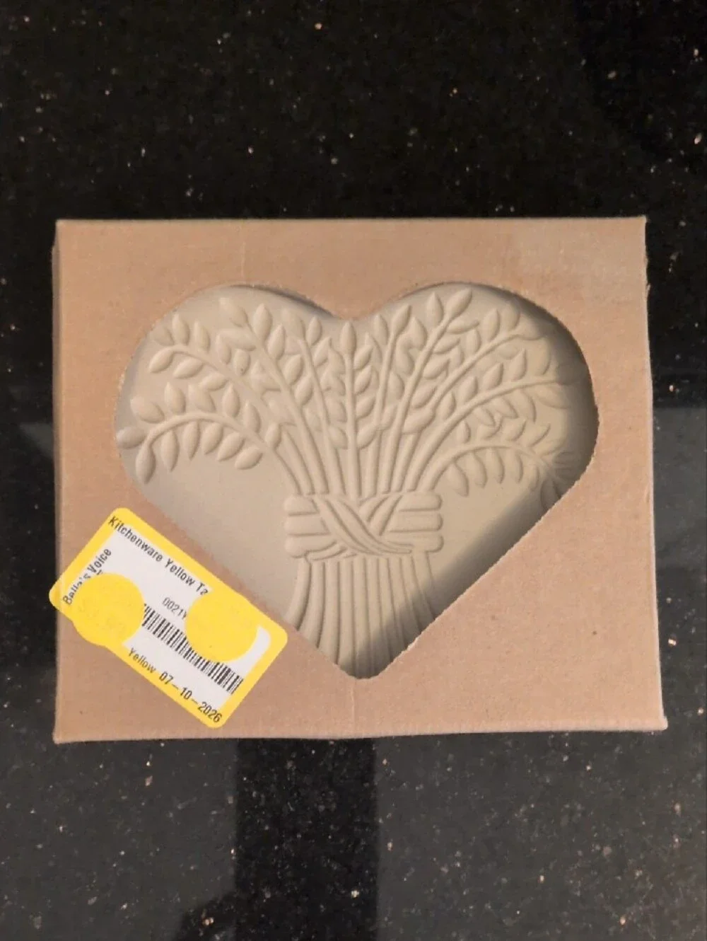 The Pampered Chef Heart Stoneware Mold